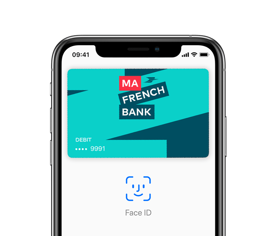 ajouter carte app ma french bank apple pay